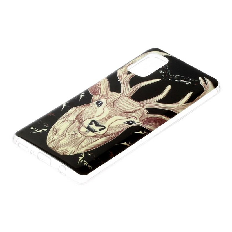 Tok Samsung Galaxy A41 Fluoreszkáló Majestic Deer