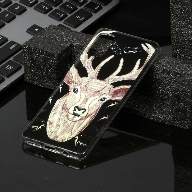 Tok Samsung Galaxy A41 Fluoreszkáló Majestic Deer