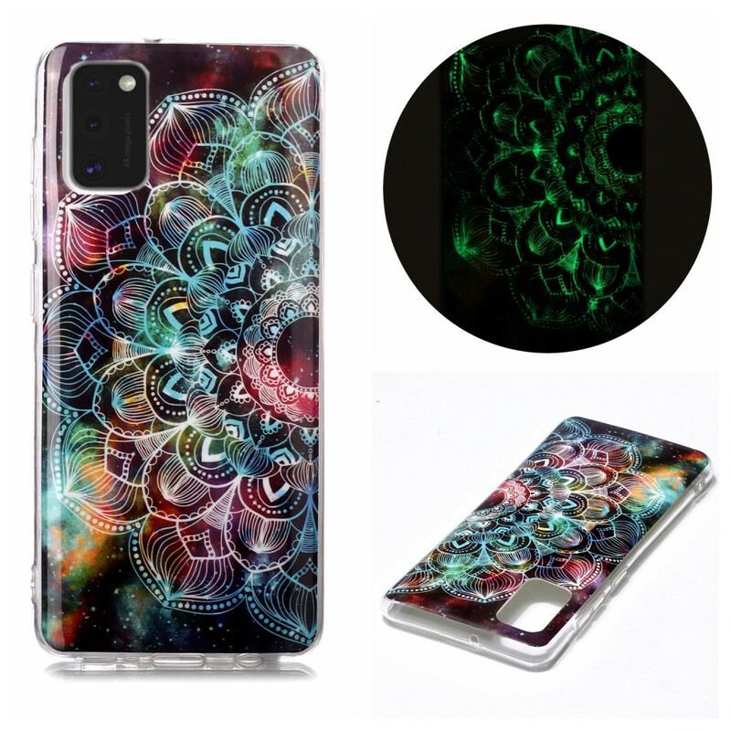 Tok Samsung Galaxy A41 Fluoreszkáló Virágos Sorozat