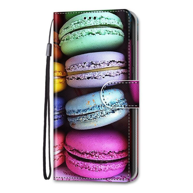 Fliptok / Bőrtok Samsung Galaxy S21 5G Macarons