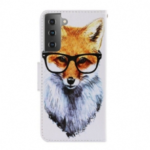 Fliptok / Bőrtok Samsung Galaxy S21 5G szíjjal Brainy Fox Szíjjal