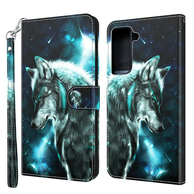 Kinyitható Tokok Samsung Galaxy S21 5G Majestic Wolf