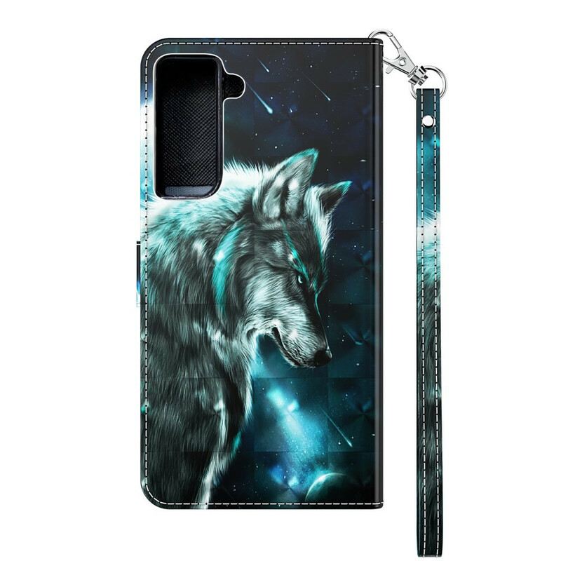 Kinyitható Tokok Samsung Galaxy S21 5G Majestic Wolf