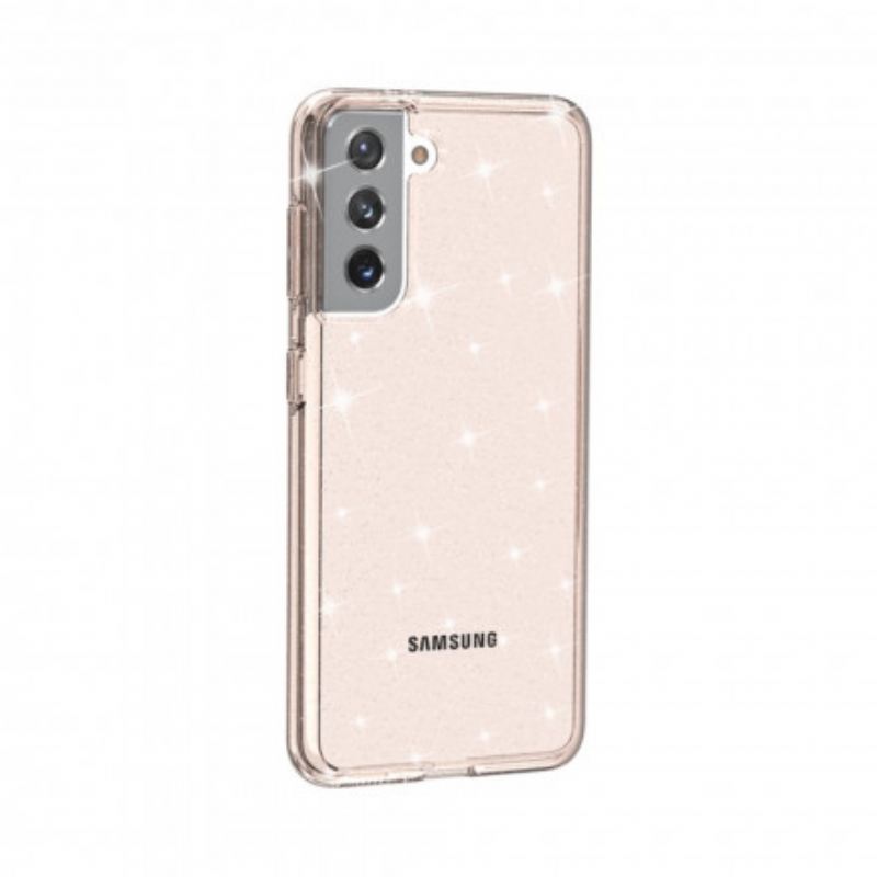 Tok Samsung Galaxy S21 5G Átlátszó Flitterek