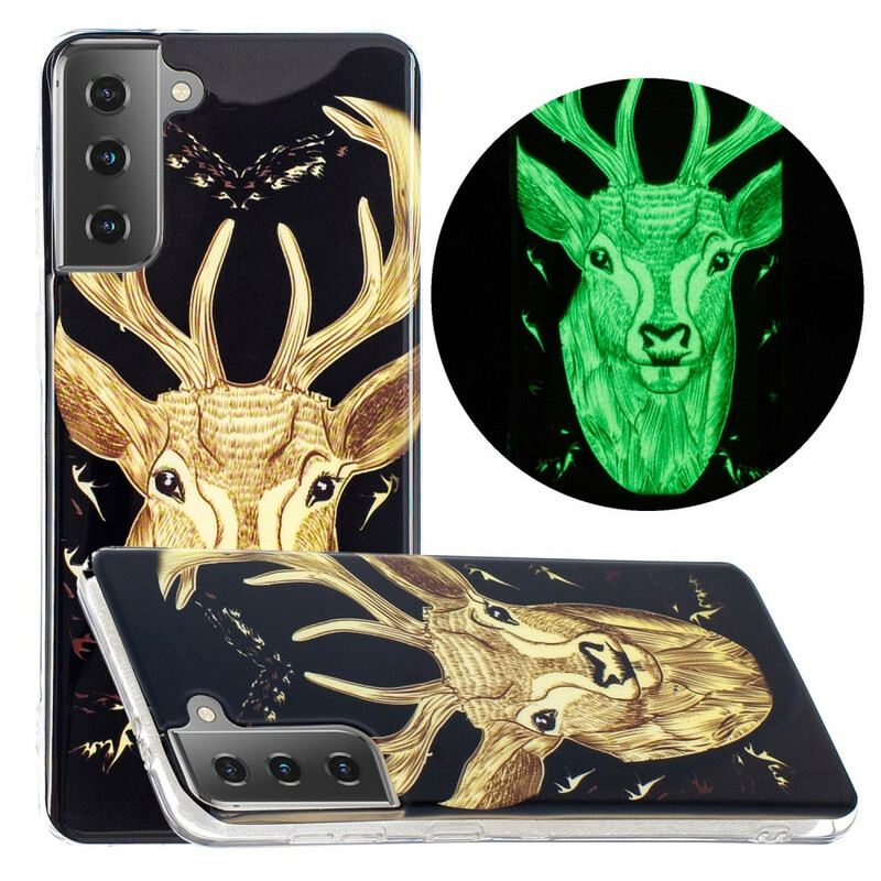 Tok Samsung Galaxy S21 5G Fluoreszkáló Majestic Deer