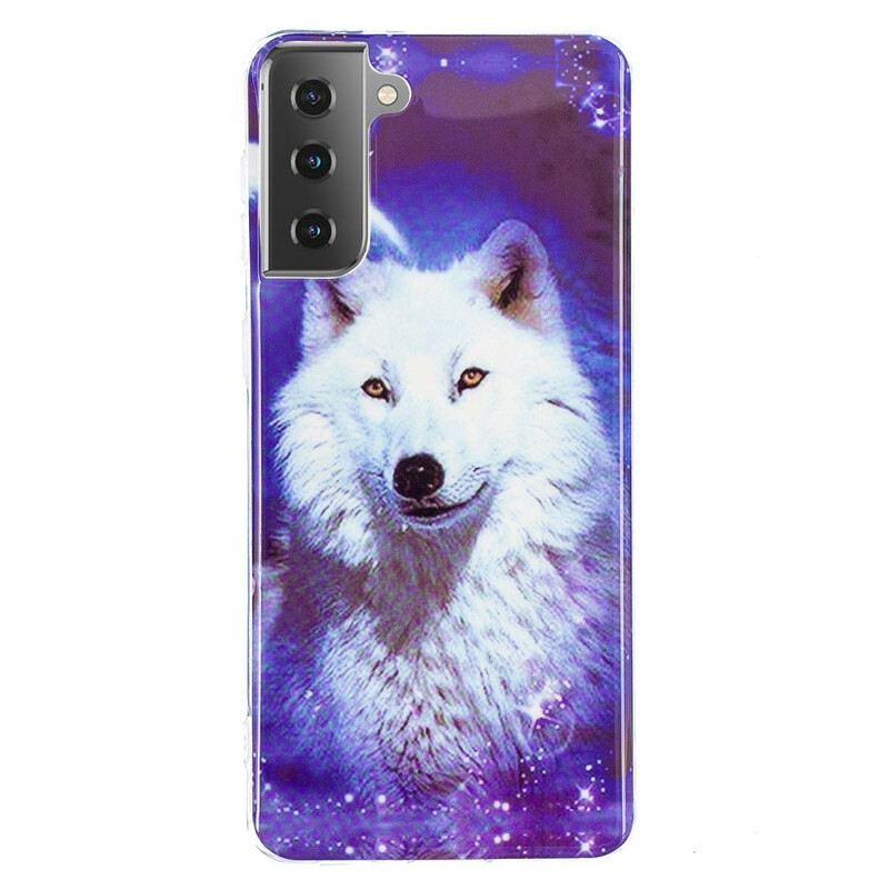 Tok Samsung Galaxy S21 5G Fluoreszkáló Wolf Sorozat