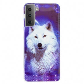 Tok Samsung Galaxy S21 5G Fluoreszkáló Wolf Sorozat