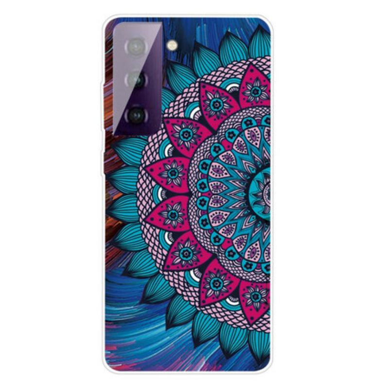 Tok Samsung Galaxy S21 5G Színes Mandala