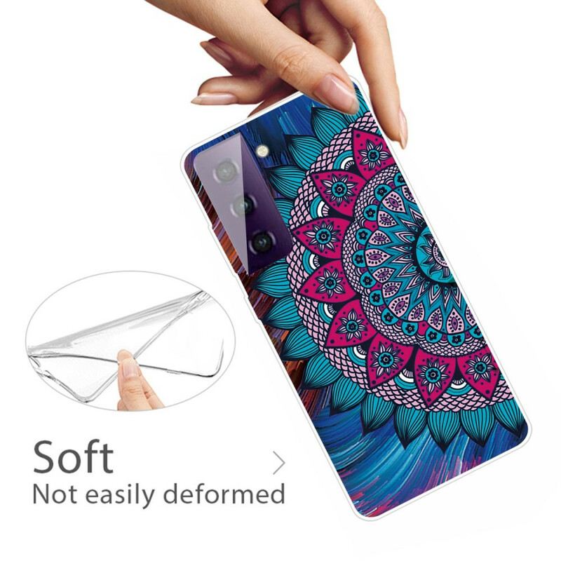 Tok Samsung Galaxy S21 5G Színes Mandala