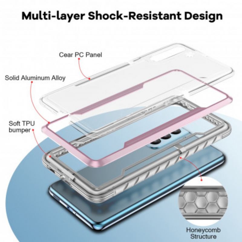 Tok Samsung Galaxy S21 5G Tiszta Hibrid Lökhárító Élek