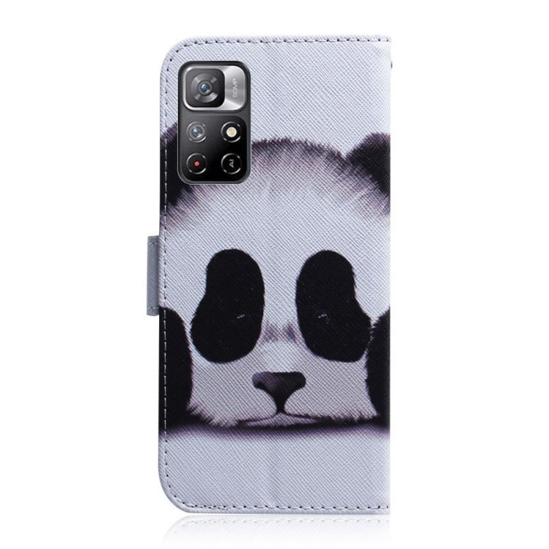 Fliptok / Bőrtok Poco M4 Pro 5G Panda Arc