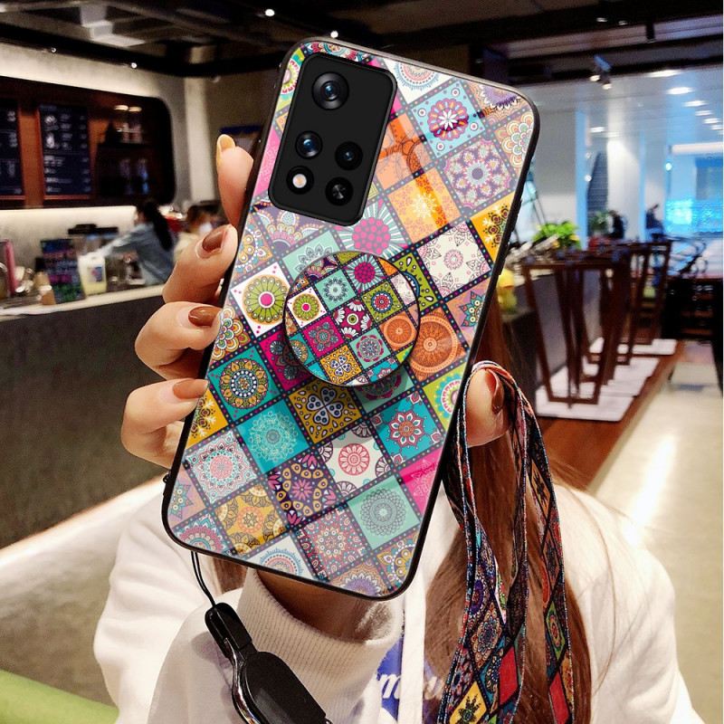 Tok Poco M4 Pro 5G Patchwork Mágneses Tartó