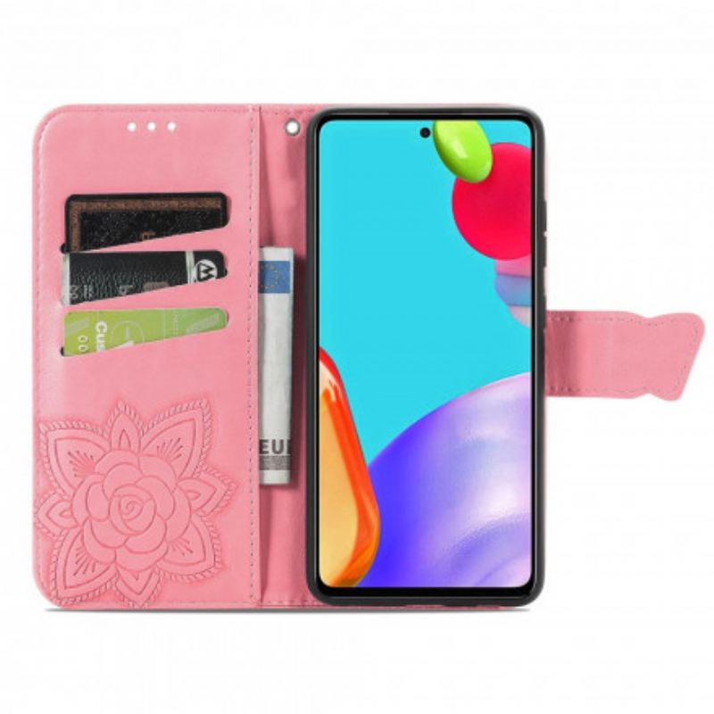 Fliptok / Bőrtok Samsung Galaxy A52 4G / A52 5G / A52s 5G Fél Pillangók