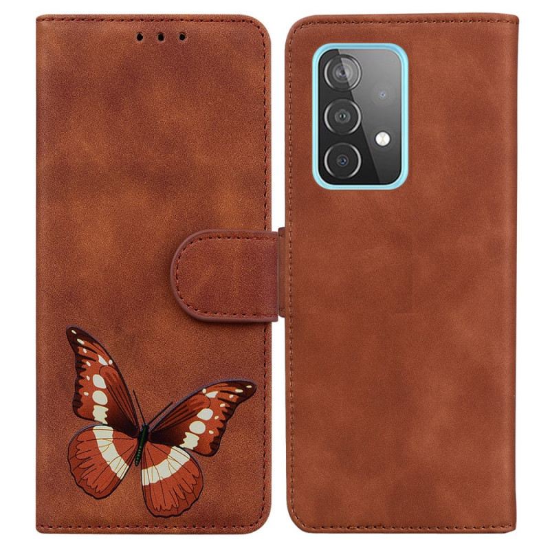 Fliptok / Bőrtok Samsung Galaxy A52 4G / A52 5G / A52s 5G Skin-touch Butterfly