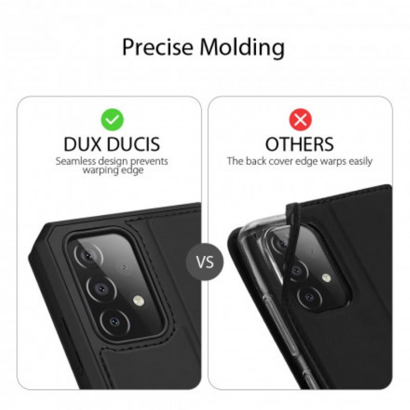 Fliptok Samsung Galaxy A52 4G / A52 5G / A52s 5G Bőrtok Skin X Series Dux Ducis