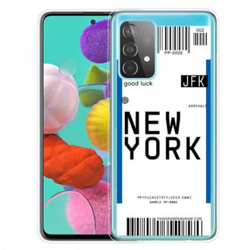 Tok Samsung Galaxy A52 4G / A52 5G / A52s 5G Beszállókártya New Yorkba