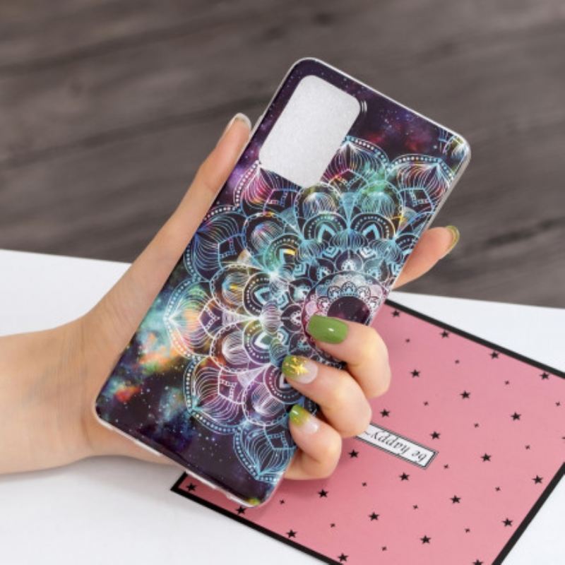 Tok Samsung Galaxy A52 4G / A52 5G / A52s 5G Fluoreszkáló Színes Mandala