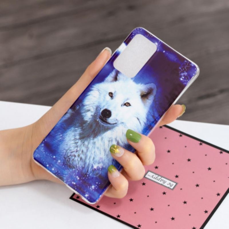 Tok Samsung Galaxy A52 4G / A52 5G / A52s 5G Fluoreszkáló Wolf Sorozat