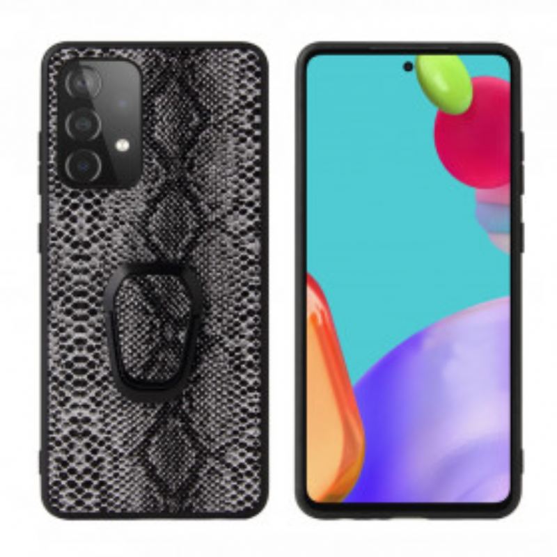 Tok Samsung Galaxy A52 4G / A52 5G / A52s 5G Snake Stílusú Gyűrűtartó