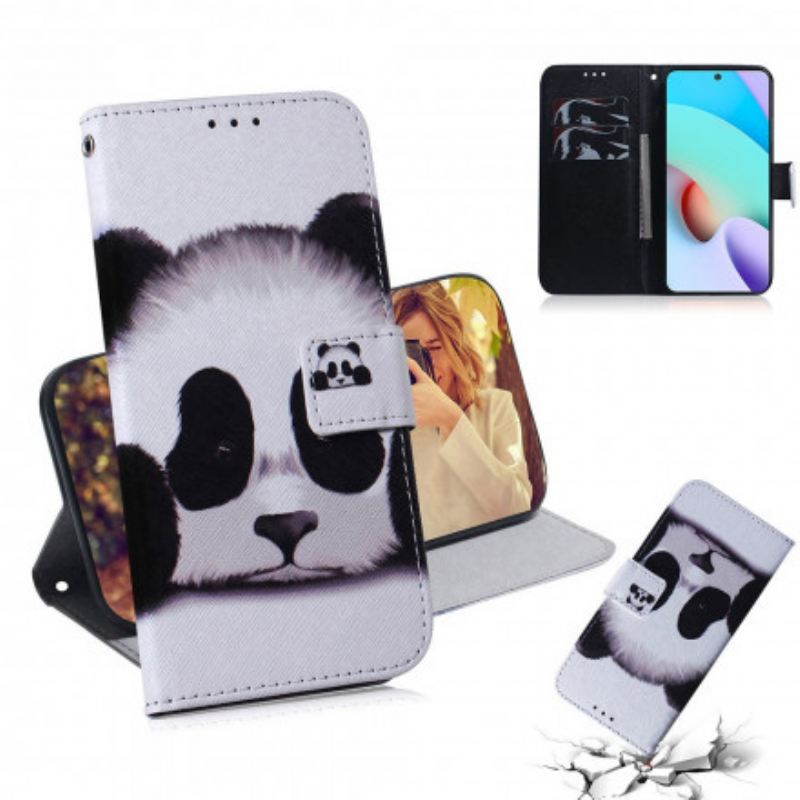 Fliptok / Bőrtok Xiaomi Redmi 10 Panda Arc