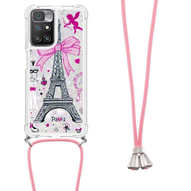 Tok Xiaomi Redmi 10 Láncokat A Cordon Eiffel-toronyban