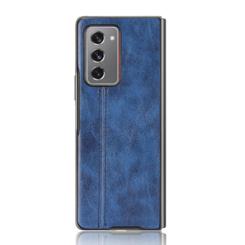 Telefontok Samsung Galaxy Z Fold 2 Couture Bőr Hatás