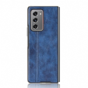 Telefontok Samsung Galaxy Z Fold 2 Couture Bőr Hatás