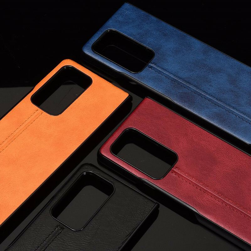 Telefontok Samsung Galaxy Z Fold 2 Couture Bőr Hatás