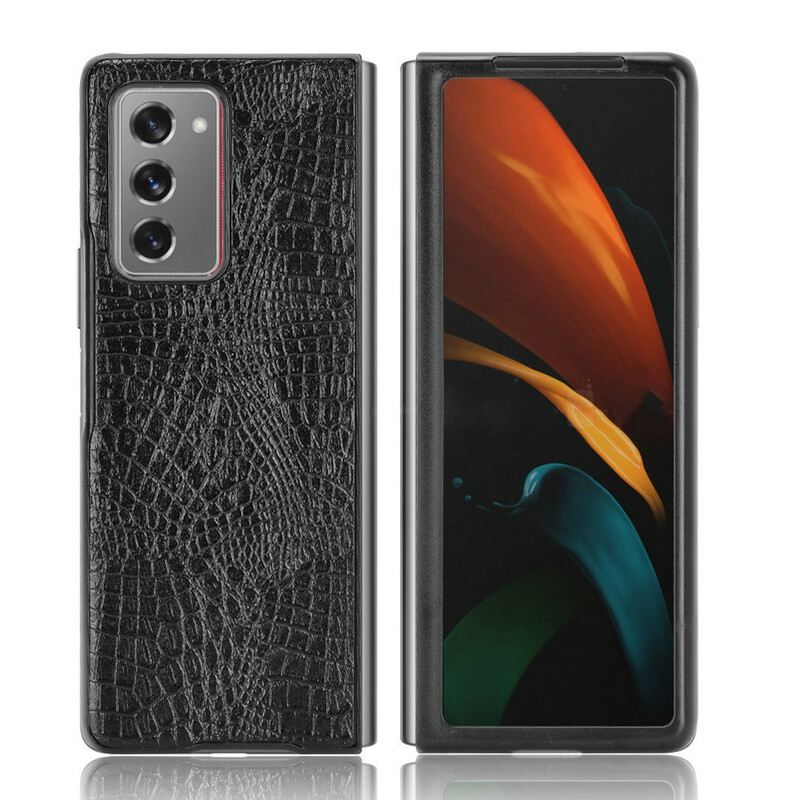 Telefontok Samsung Galaxy Z Fold 2 Krokodilbőr Stílus