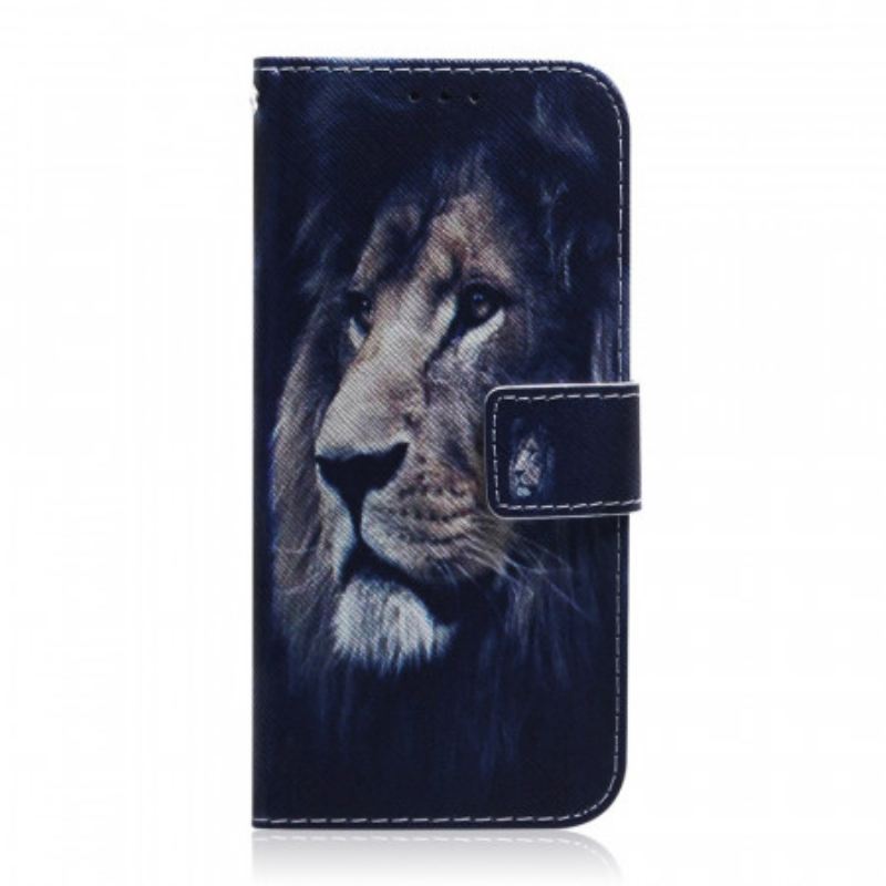 Fliptok Samsung Galaxy M52 5G Midnight Lion