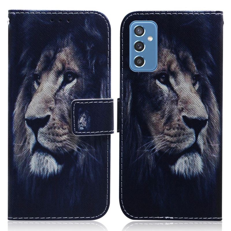 Fliptok Samsung Galaxy M52 5G Midnight Lion