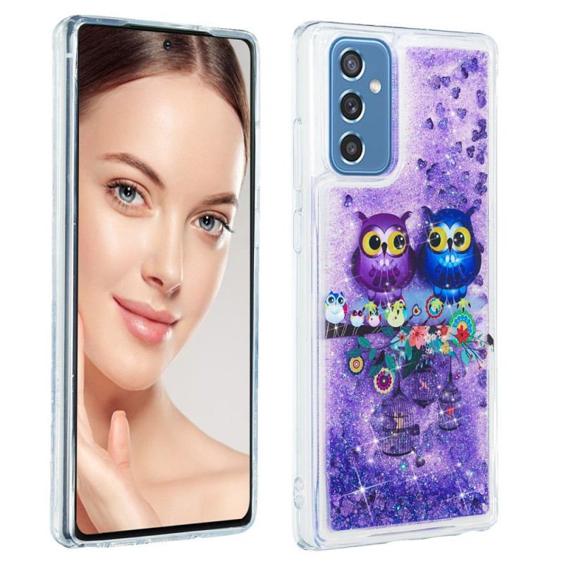 Tok Samsung Galaxy M52 5G Lila Bagoly Pár