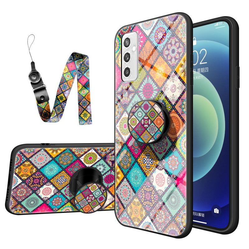 Tok Samsung Galaxy M52 5G szíjjal Keleti Szíjas Kárpit