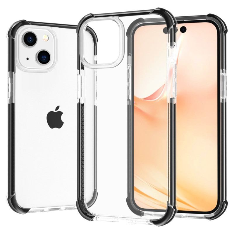 Telefontok iPhone 14 Átlátszó Színes Élek