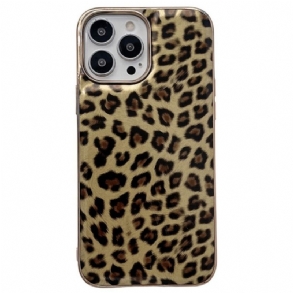 Tok iPhone 14 Leopárd Bőrhatás