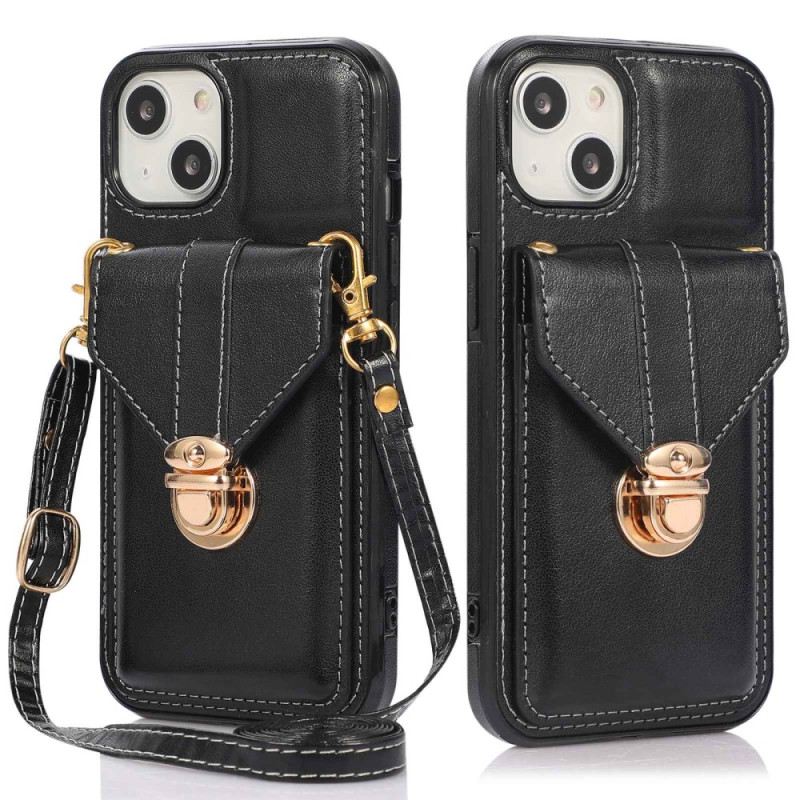 Tok iPhone 14 Tárcatok Crossbody Wallet