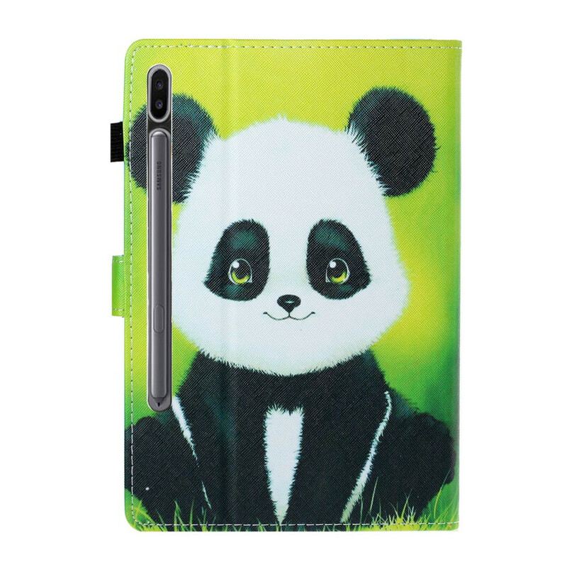 Fliptok / Bőrtok Samsung Galaxy Tab S8 / Tab S7 Aranyos Panda