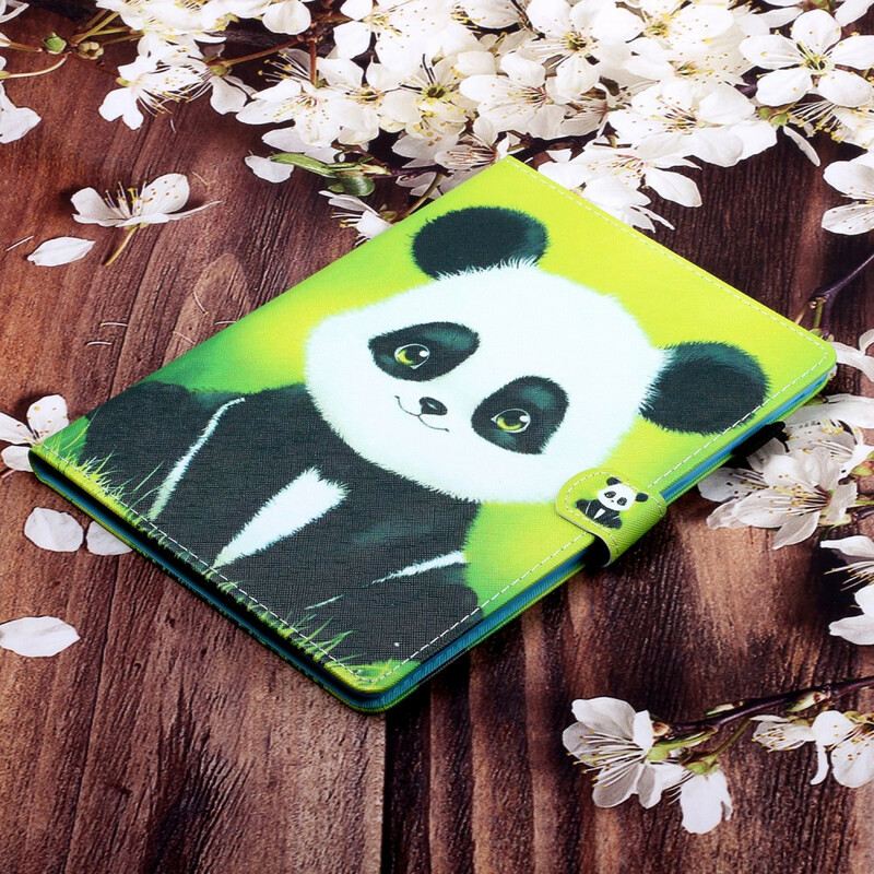 Fliptok / Bőrtok Samsung Galaxy Tab S8 / Tab S7 Aranyos Panda