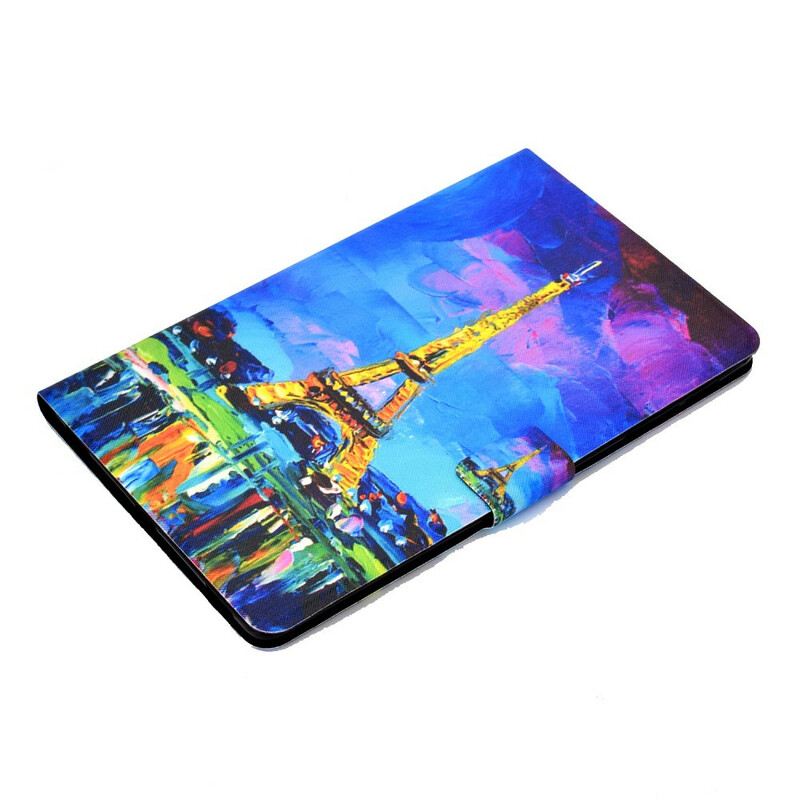 Fliptok / Bőrtok Samsung Galaxy Tab S8 / Tab S7 Eiffel-torony