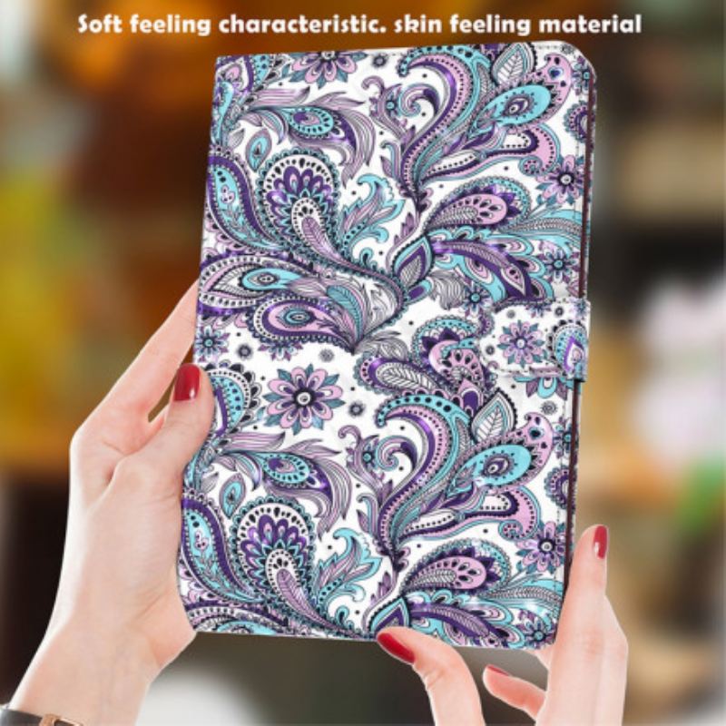 Fliptok / Bőrtok Samsung Galaxy Tab S8 / Tab S7 Műbőr Paisley Minta