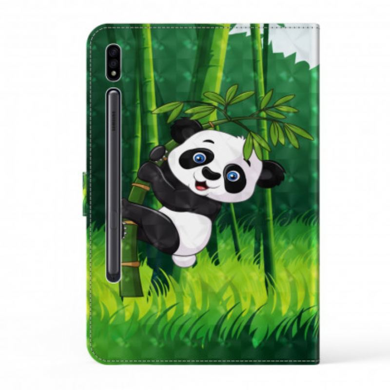 Fliptok / Bőrtok Samsung Galaxy Tab S8 / Tab S7 Műbőr Panda