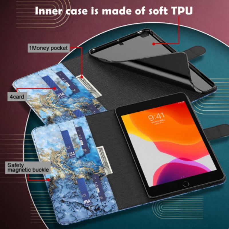 Fliptok / Bőrtok Samsung Galaxy Tab S8 / Tab S7 Műbőr Tenger