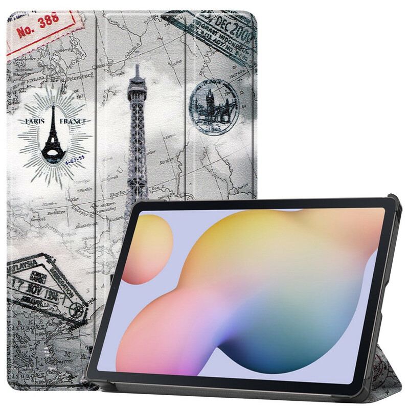 Tok Samsung Galaxy Tab S8 / Tab S7 Eiffel-torony Tolltartó