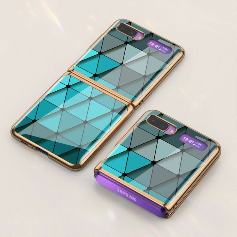 Fliptok Samsung Galaxy Z Flip Bőrtok Styling Geometry Gkk