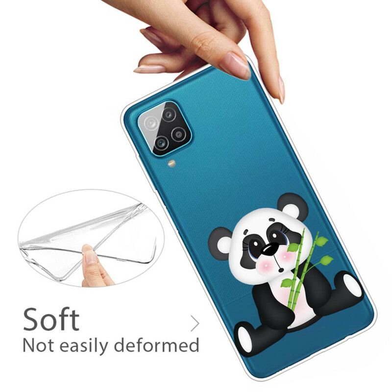 Telefontok Samsung Galaxy M12 / A12 Zökkenőmentes Szomorú Panda