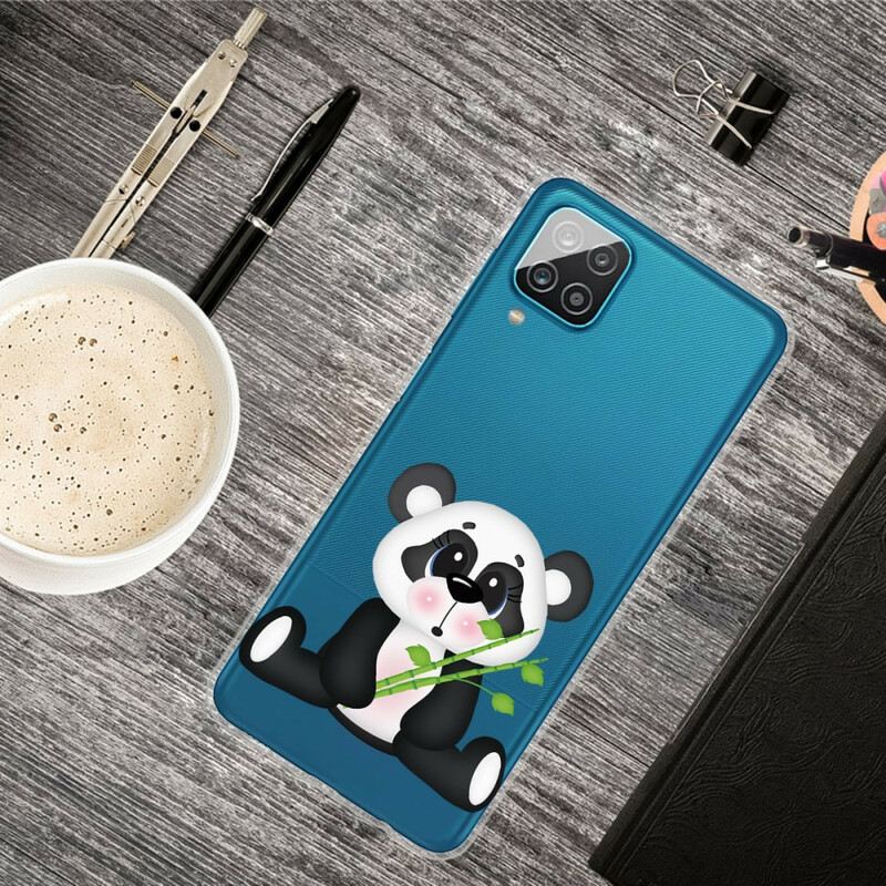 Telefontok Samsung Galaxy M12 / A12 Zökkenőmentes Szomorú Panda