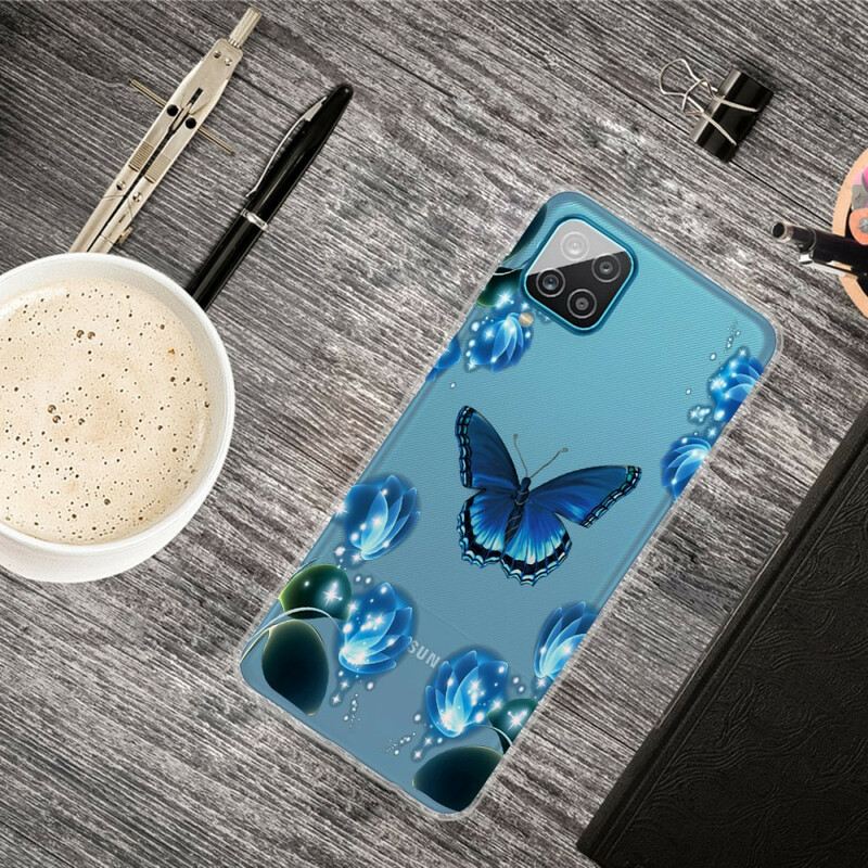 Tok Samsung Galaxy M12 / A12 Butterfly Luxury