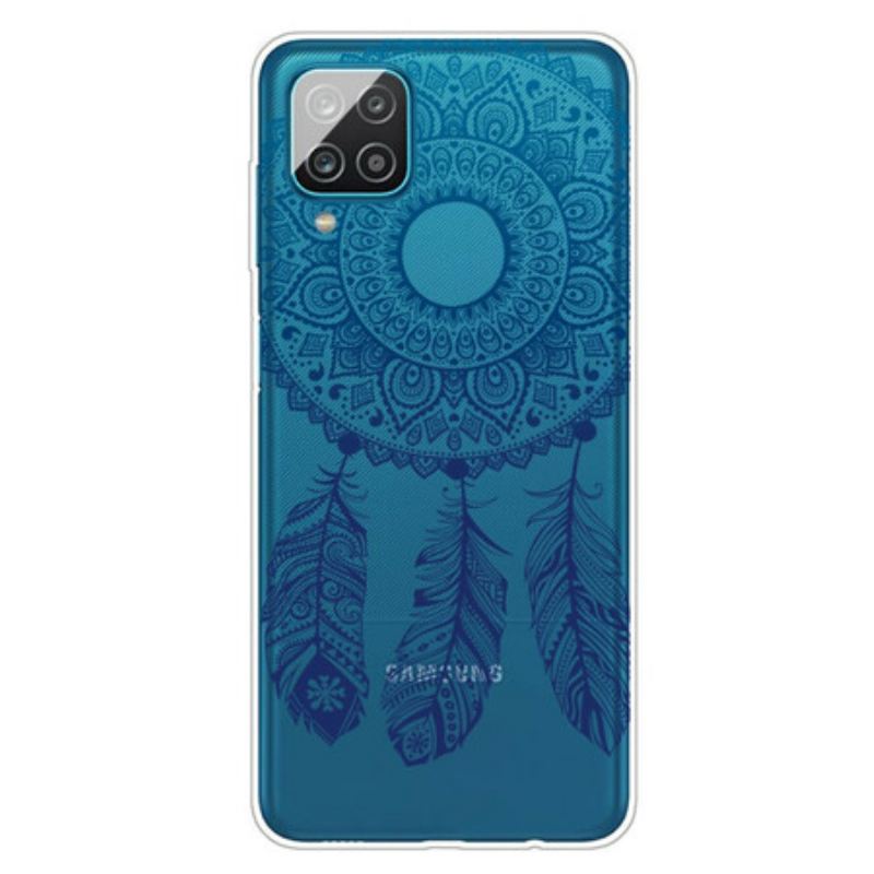 Tok Samsung Galaxy M12 / A12 Egyvirágú Mandala