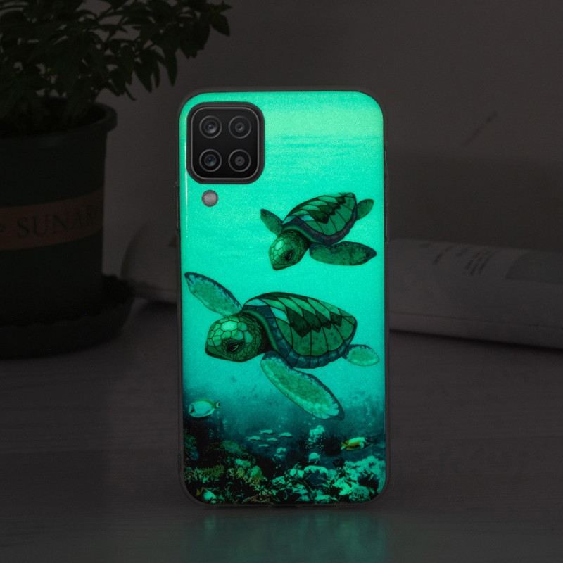 Tok Samsung Galaxy M12 / A12 Fluoreszkáló Teknősök