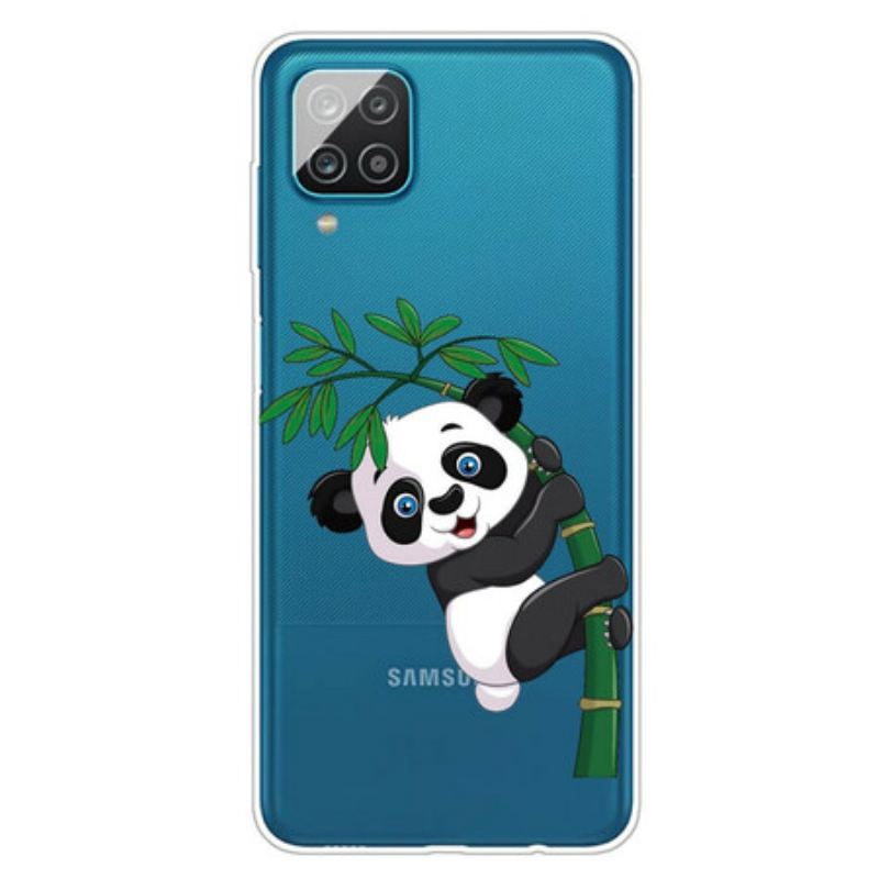 Tok Samsung Galaxy M12 / A12 Zökkenőmentes Panda Bambuszon